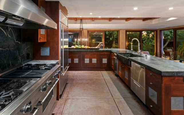 Interior, Kitchen, Recessed Lighting, Stainless Steel Appliances