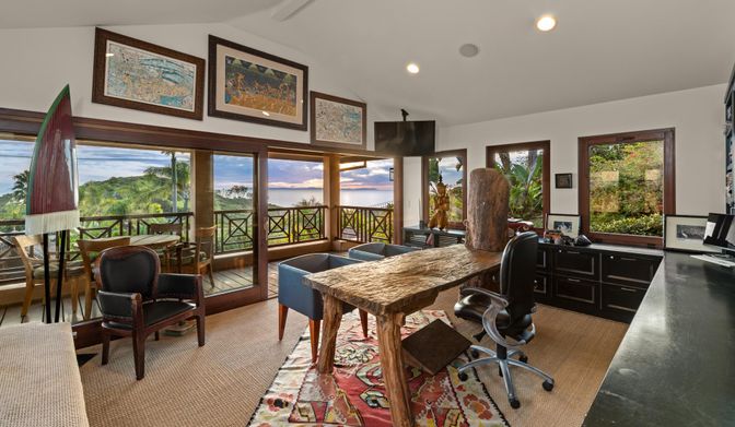 Home Office, Interior, Recessed Lighting