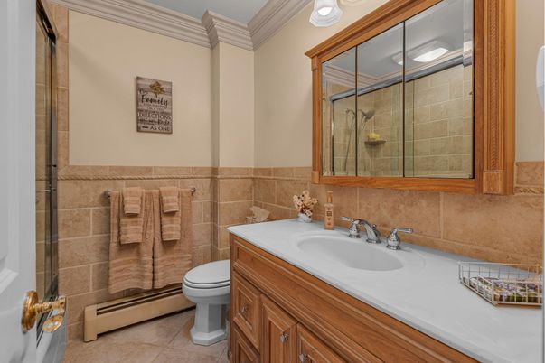 Bathroom, Glass Shower, Interior