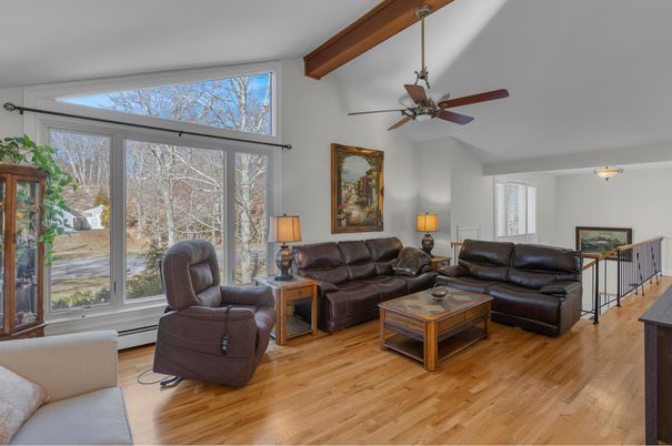 Interior, Living room, Wooden Beams, Wood Texture Flooring