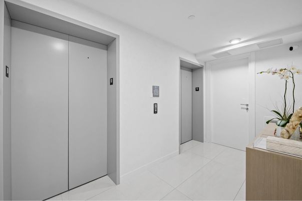 Elevator, Interior, Recessed Lighting