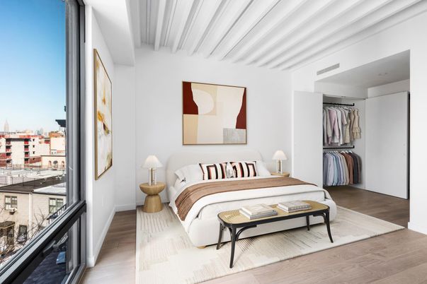 Bedroom, Interior, Wood Texture Flooring