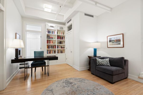Home Office, Interior, Wood Texture Flooring