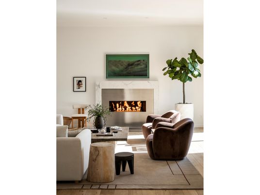 Fireplace, Interior, Living room, Wood Texture Flooring