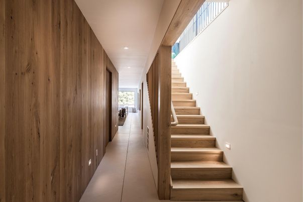 Interior, Recessed Lighting, Wooden Walls