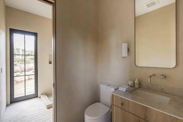 Bathroom, Interior, Wood Texture Flooring