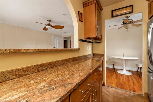 Interior, Kitchen, Wood Texture Flooring