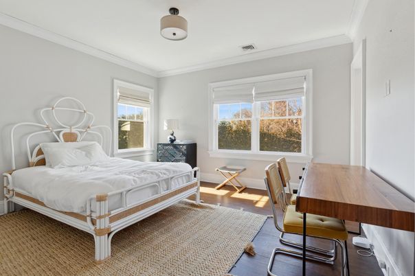 Bedroom, Home Office, Interior, Wood Texture Flooring