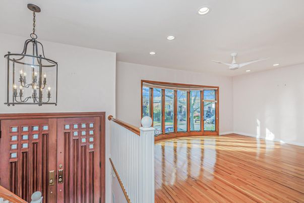 Chandelier, Interior, Recessed Lighting, Wood Texture Flooring