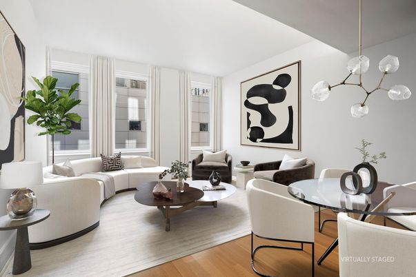 Dining room, Interior, Living room, Pendant Lights, Wood Texture Flooring