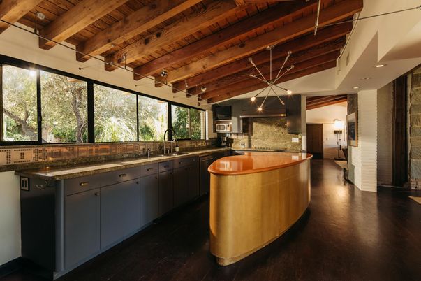 Interior, Kitchen, Pendant Lights, Wooden Beams, Wooden Ceilings, Wood Texture Flooring