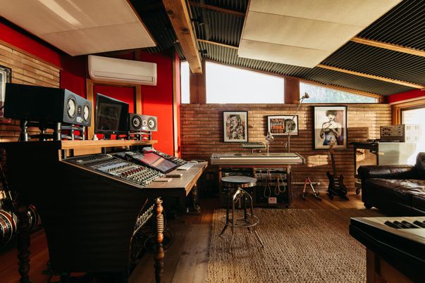Home Office, Interior, Wood Texture Flooring