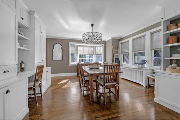 Dining room, Interior, Wood Texture Flooring