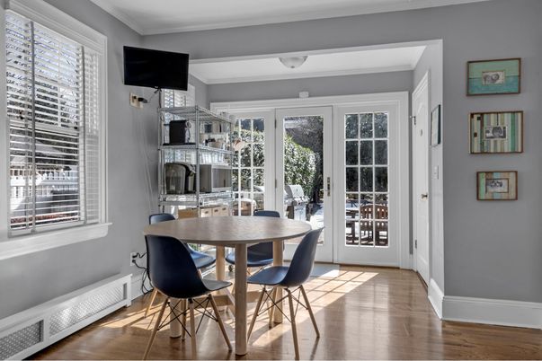 Dining room, Interior, Wood Texture Flooring