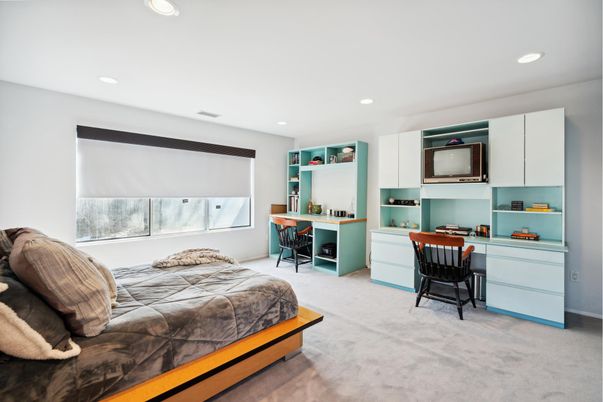 Bedroom, Home Office, Interior, Recessed Lighting