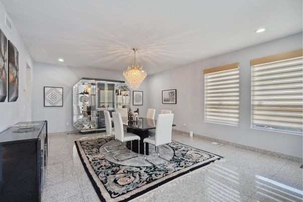 Chandelier, Dining room, Interior, Recessed Lighting