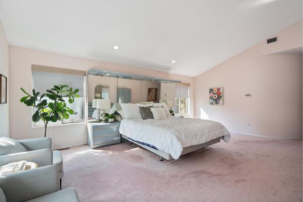 Bedroom, Interior, Recessed Lighting