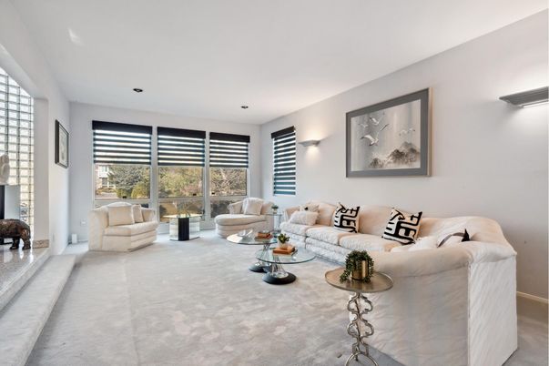 Interior, Living room, Recessed Lighting