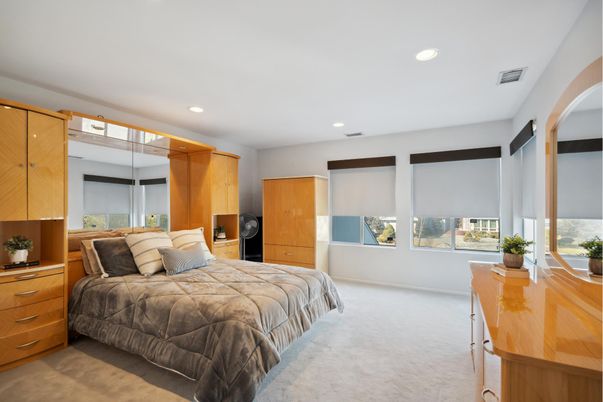 Bedroom, Interior, Recessed Lighting