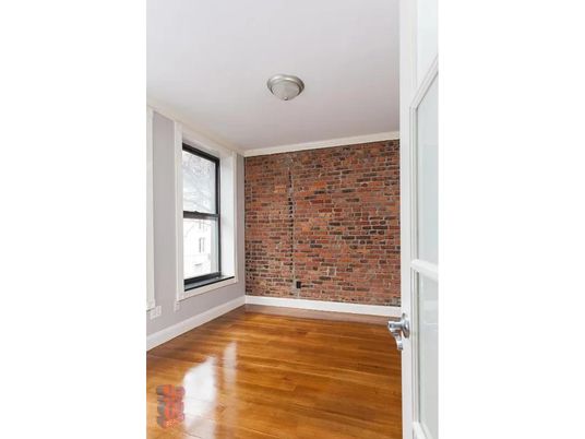 Empty room, Interior, Stone Walls, Wood Texture Flooring