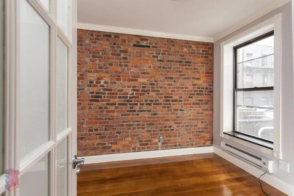 Empty room, Interior, Stone Walls, Wood Texture Flooring
