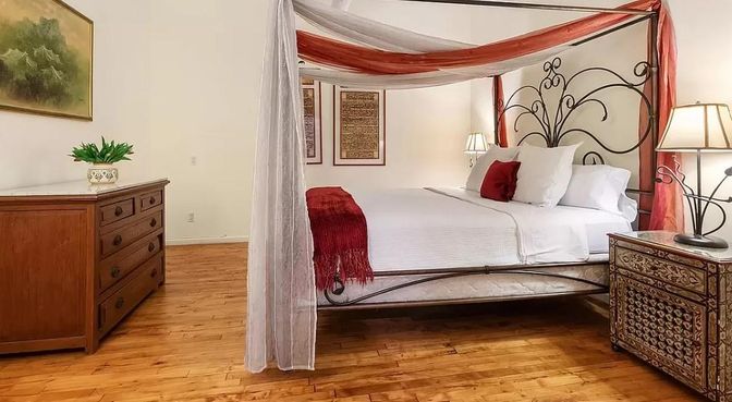 Bedroom, Interior, Wood Texture Flooring