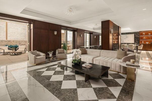 Dining room, Interior, Living room, Marble, Recessed Lighting