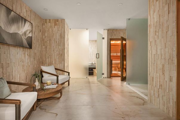 Elevator, Interior, Recessed Lighting, Wooden Walls
