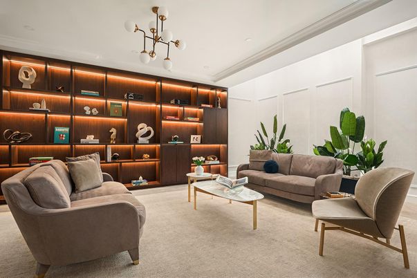 Interior, Living room, Pendant Lights, Recessed Lighting
