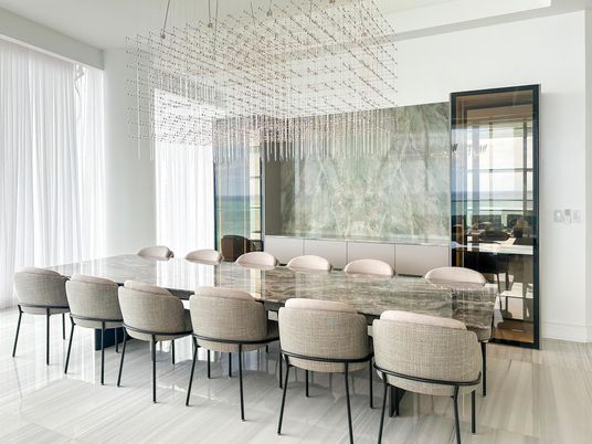 Dining room, Interior, Pendant Lights