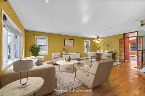 Chandelier, Dining room, Interior, Living room, Recessed Lighting, Wood Texture Flooring