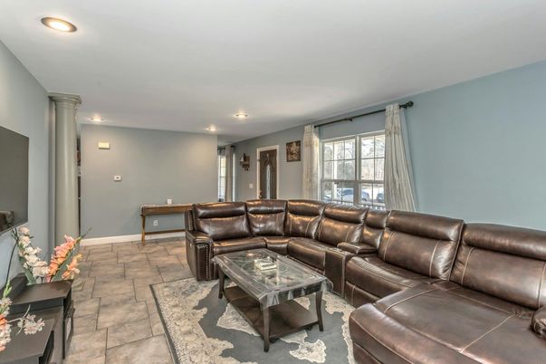 Interior, Living room, Recessed Lighting