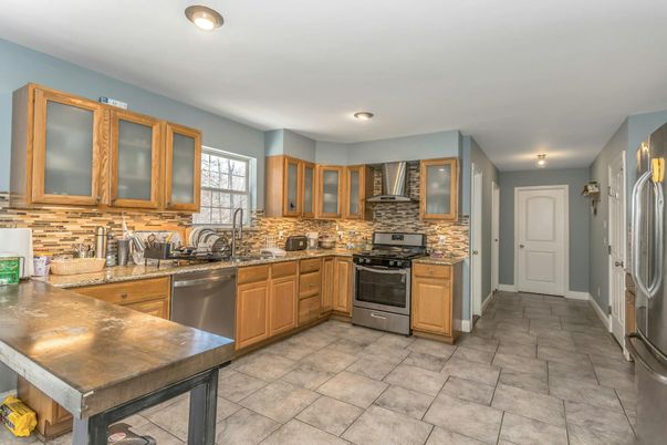 Interior, Kitchen, Recessed Lighting, Stainless Steel Appliances