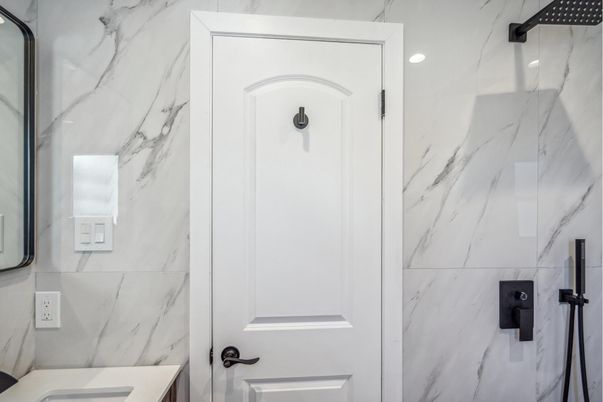 Bathroom, Interior, Marble Walls