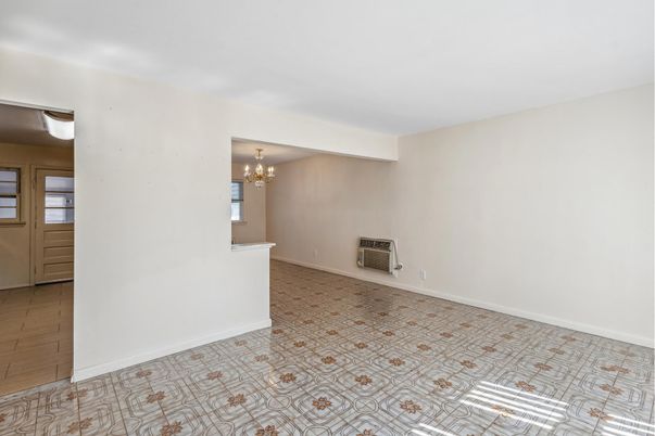 Chandelier, Empty room, Interior