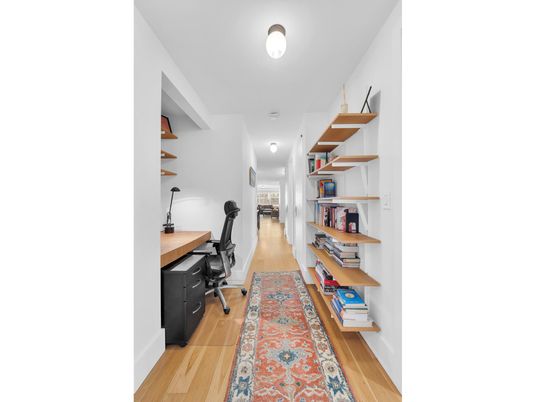 Home Office, Interior, Wood Texture Flooring