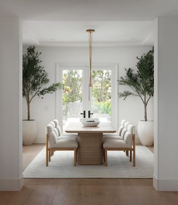Dining room, Interior, Wood Texture Flooring