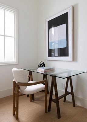 Home Office, Interior, Wood Texture Flooring