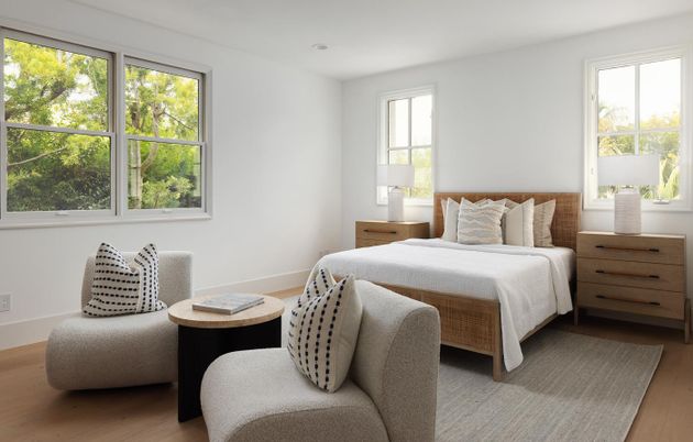 Bedroom, Interior, Wood Texture Flooring