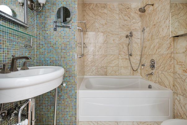 Bathroom, Interior, Marble Walls