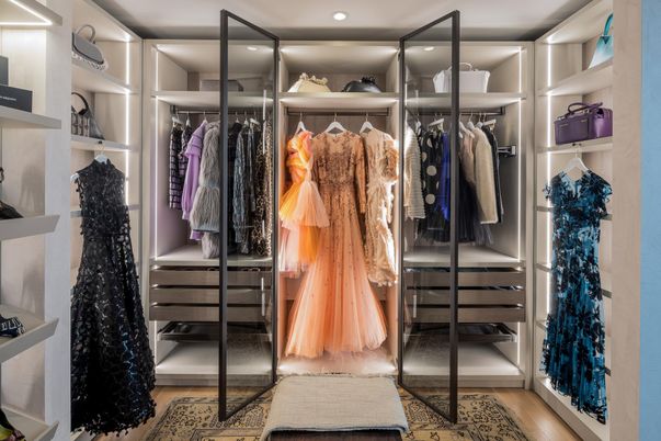 Interior, Recessed Lighting, Walk-in Closets, Wood Texture Flooring