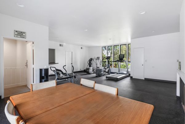 Fitness Equipment, Interior, Recessed Lighting