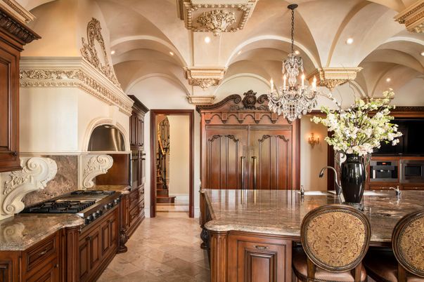 Chandelier, Interior, Kitchen, Recessed Lighting
