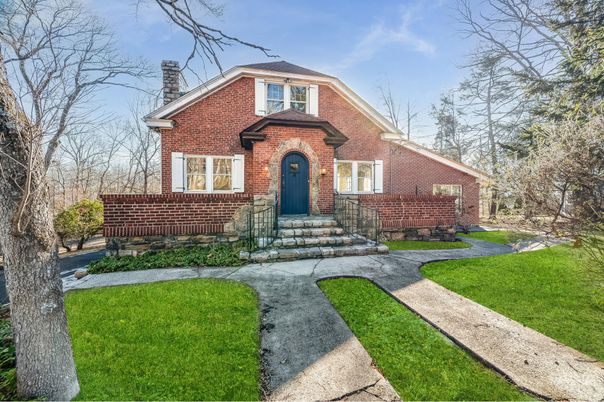 Exterior, Facade, Brick Facade, Tudor Revival