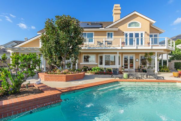 Exterior, Pool, Solar Panels