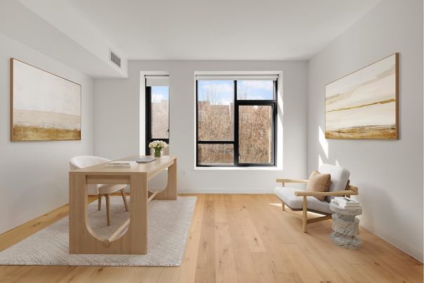 Home Office, Interior, Wood Texture Flooring
