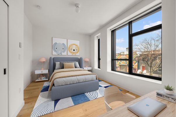 Bedroom, Interior, Wood Texture Flooring
