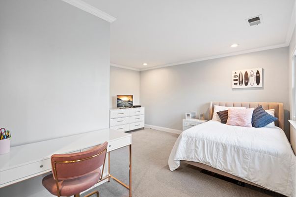 Bedroom, Interior, Recessed Lighting