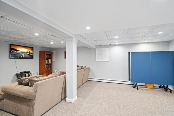 Interior, Living room, Recessed Lighting