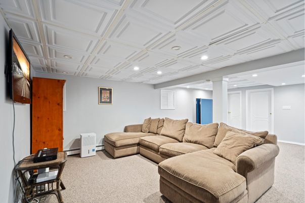 Interior, Living room, Recessed Lighting